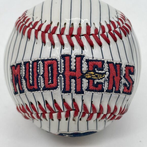 Toledo Mud Hens Rawlings Baseball High Gloss Pinstripe AAA Minor League Souvenir - Picture 8 of 9